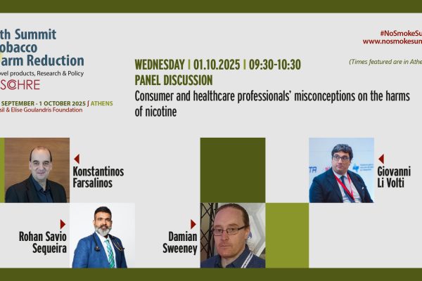 Consumer and healthcare professionals’ misconceptions on the harms of nicotine | Panel Discussion
