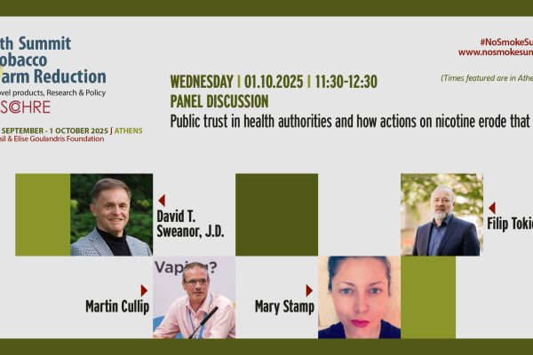 Public trust in health authorities and how actions on nicotine erode that trust | Panel Discussion